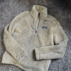 Patagonia Beige Fleece Pullover